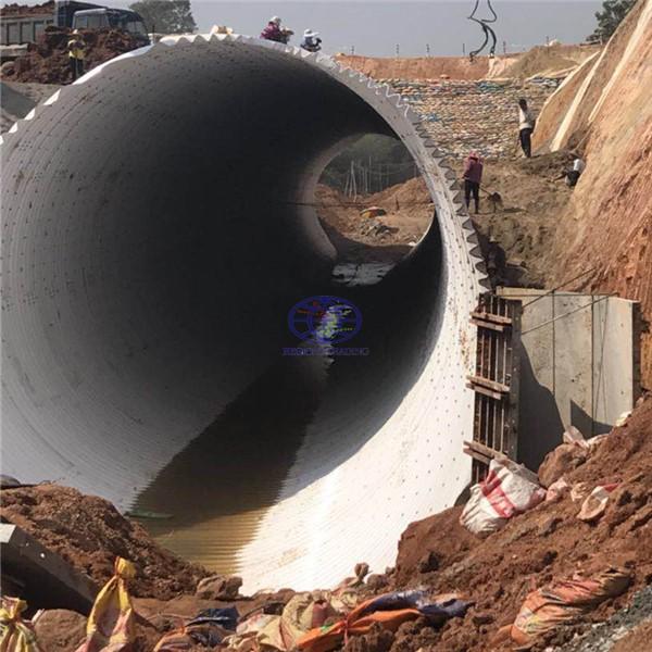 corrugated steel culvert pipe made in China